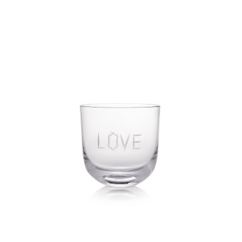 Glass LOVE III 200 ml clear