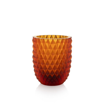 Svícen COCO Heroine 20 cm amber