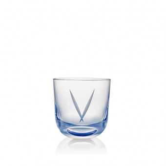 Glass V 200 ml Blue