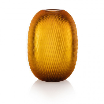 Metamorphosis Vase 20 cm amber