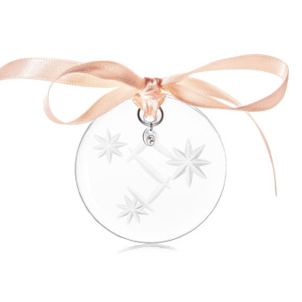 Christmas ornament 6 cm S clear