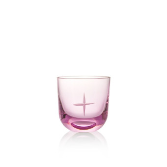 Glass "+" 200 ml
 Color-pink