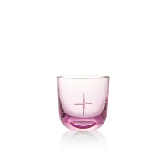Glass "+" 200 ml
 Color-pink