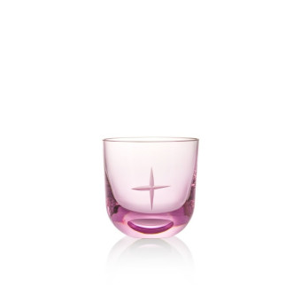 Sklenice "+" 200 ml
 Barva-pink