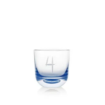 Glass number 4 200 ml
 Color-blue