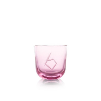 Sklenice s číslem 6 200 ml
 Barva-pink