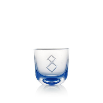 Glass number 8 200 ml
 Color-blue