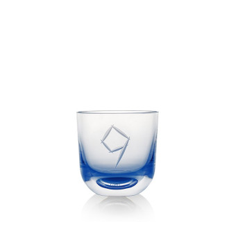 Glass number 9 200 ml
 Color-blue