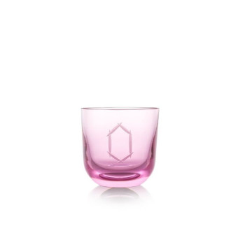 Sklenice s číslem 0 200 ml
 Barva-pink