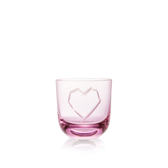 Sklenice Love I 200 ml
 Barva-pink