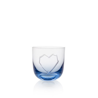 Sklenice Love I 200 ml
 Barva-blue