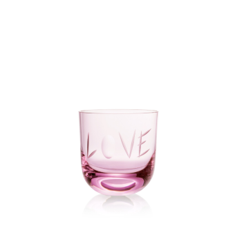 Sklenice Love II 200 ml
 Barva-pink