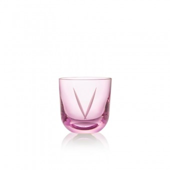 Glass V 200 ml Pink