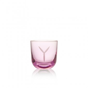 Glass Y 200 ml Pink