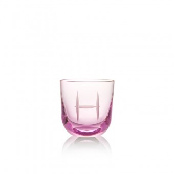 Glass H 200 ml Pink