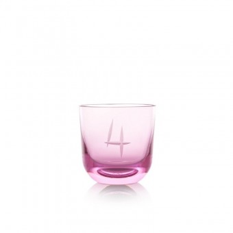 Glass Number 4 200 ml Pink