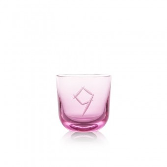 Glass Number 9 200 ml Pink