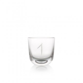 Sklenice s číslem 1 200 ml
 Barva-clear