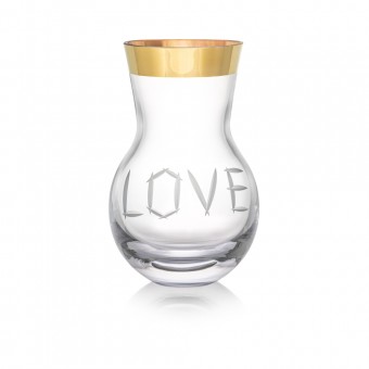 Váza Love zlato 42 cm